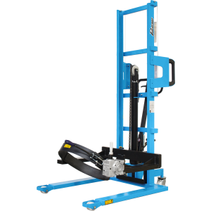 EMPILHADEIRA MANUAL GIRA-TAMBOR PM319T - CAPACIDADE 300KGS ELEVAÇÃO 1.990MM-ANTIGA LM319T